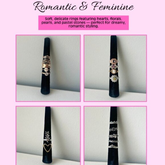 Vintage Mystery Ring Bundle – Choose Your Aesthetic Style - Picture 4 of 10